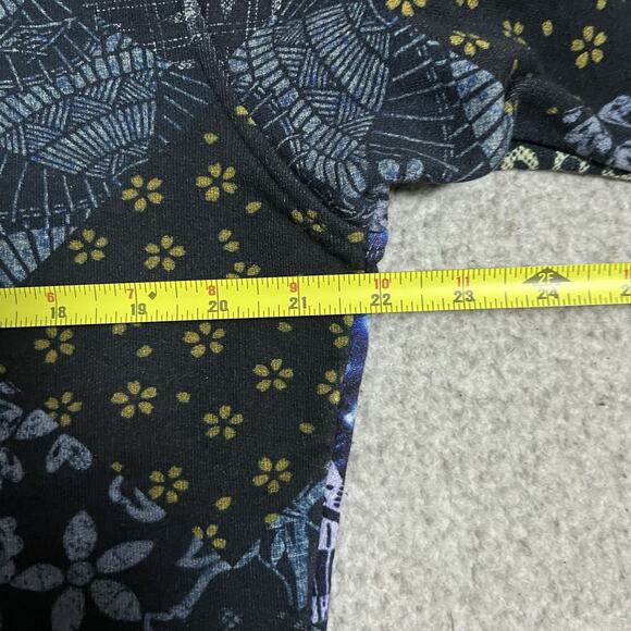 Teddy Fresh Sweatshirt Mens XS Hoodie Patchwork Grandpa Core Embroidered - Picture 14 of 16